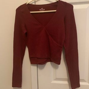 Holister worn once super cute wrap top